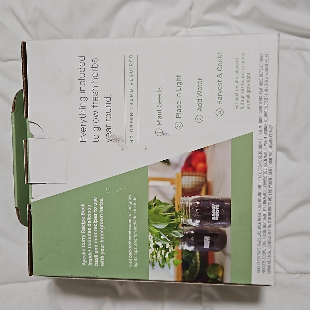 Back To The Roots Basil and Mint Kit - Picture 2 of 2